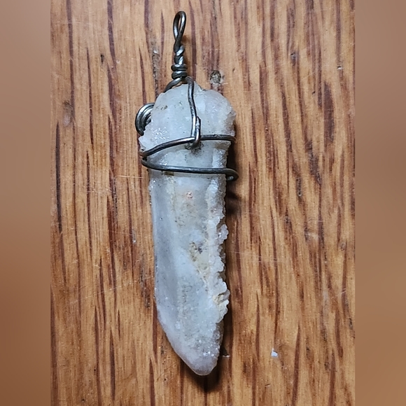 Beautiful Druzy Quarts Neclace Pendant Hand-made - Picture 8 of 10